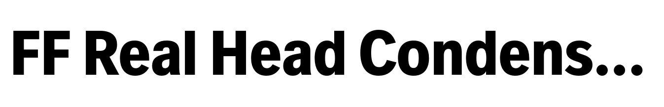 FF Real Head Condensed Bold
